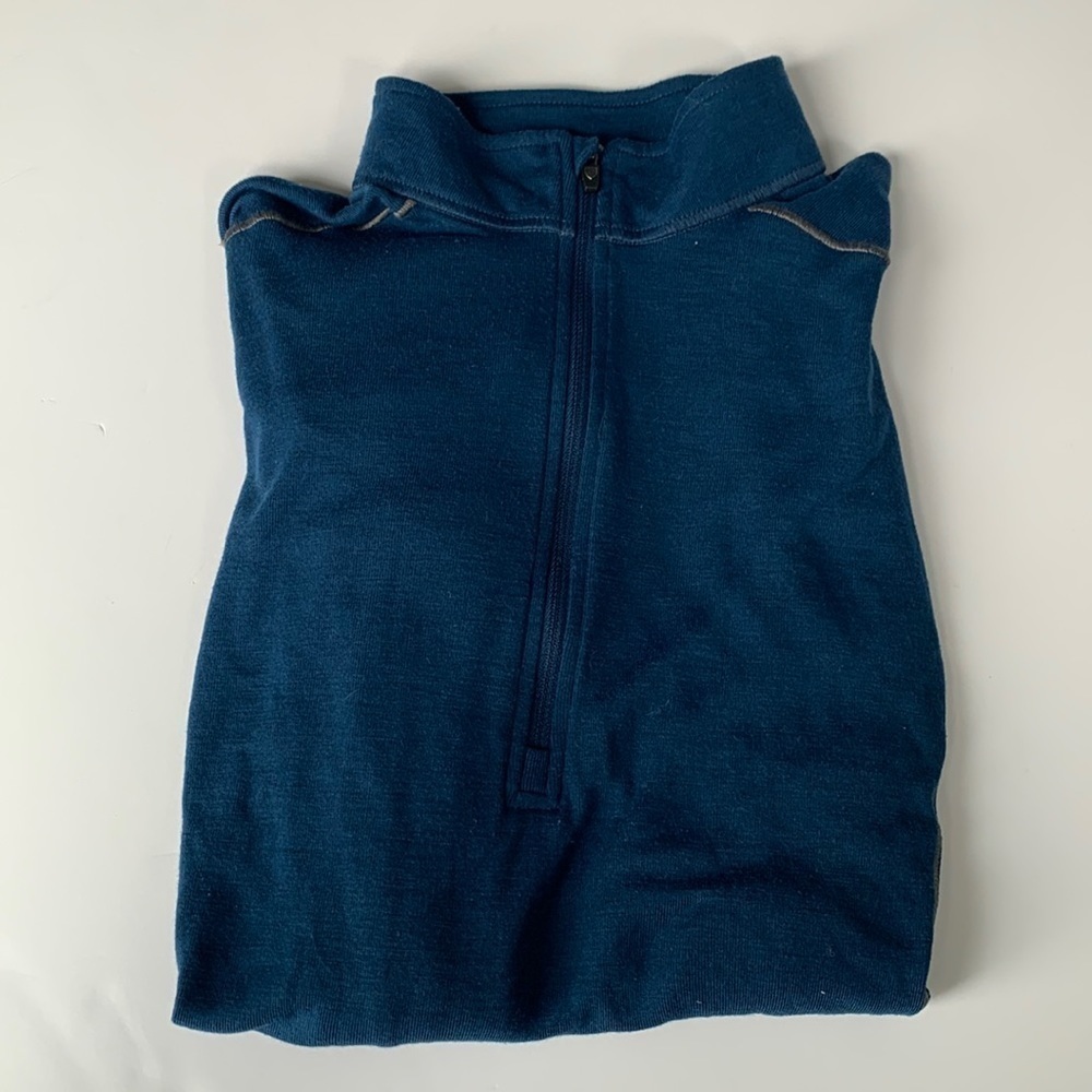 Kuhl Women’s Blue Quarter Zip Base Layer Size Small
